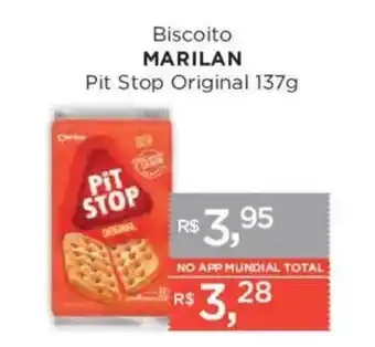 Supermercados Mundial Biscoito marilan oferta