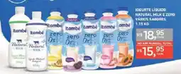 Supermercados Mundial Iogurte líquido natural milk e zero vários sabores oferta