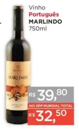 Supermercados Mundial Vinho Português Marlindo oferta