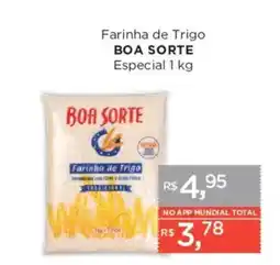 Supermercados Mundial Farinha de trigo boa sorte especial oferta
