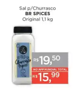 Supermercados Mundial Sal p/churrasco br spices original oferta