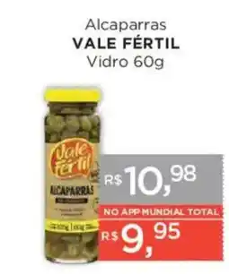 Supermercados Mundial Alcaparras vale fértil vidro oferta