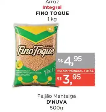 Supermercados Mundial Arroz integral fino toque oferta