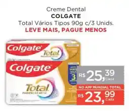 Supermercados Mundial Creme Dental Colgate oferta