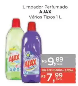Supermercados Mundial Limpador Perfumado Ajax Vários Tipos oferta