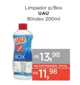 Supermercados Mundial Limpador p/Box UAU Blindex oferta