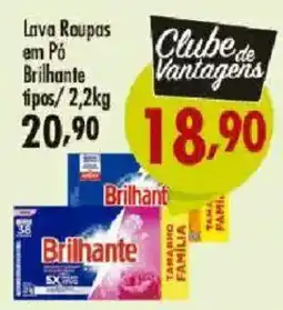 Confiança Supermercados Lava Roupas em Pó Brilhante tipos oferta