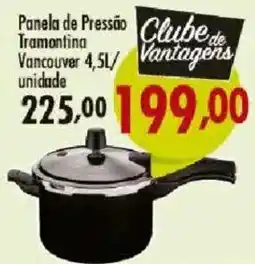 Confiança Supermercados Panela de Pressão Tramontina Vancouver oferta