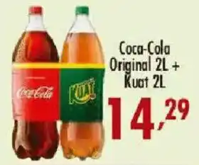 Confiança Supermercados Coca-Cola Original 2L + Kuat 2L oferta