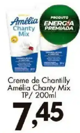 Confiança Supermercados Creme de Chantilly Amélia Chanty Mix oferta