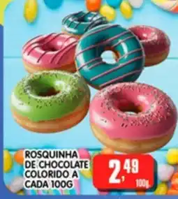 Higa's Supermercado Rosquinha de chocolate colorido oferta