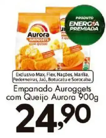 Confiança Supermercados empanado auroggets com queijo aurora oferta