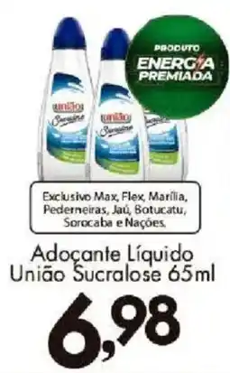 Confiança Supermercados Adoçante líquido união sucralose oferta
