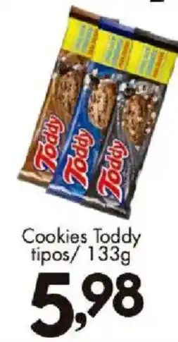 Confiança Supermercados Cookies Toddy tipos oferta
