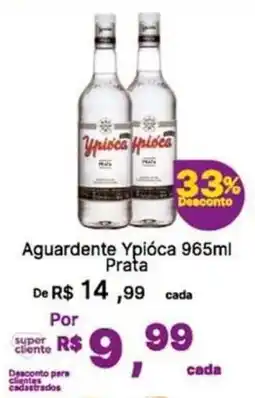 Super Lagoa Aguardente Ypióca prata oferta