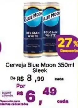 Super Lagoa Cerveja Blue Moon Sleek oferta