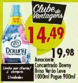 Confiança Supermercados Amacianete concentrado downy brisa verão leve oferta