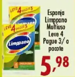 Confiança Supermercados Esponja limpano multiuso oferta