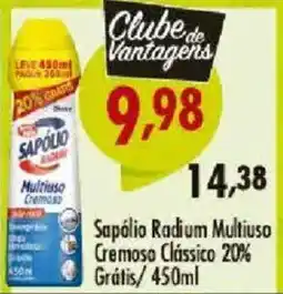 Confiança Supermercados Sapólio Radium Multiuso Cremoso Clássico oferta