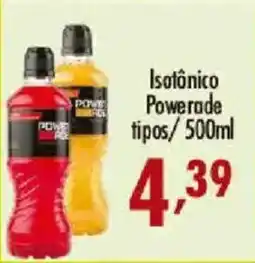 Confiança Supermercados Isotônico Powerade tipos oferta