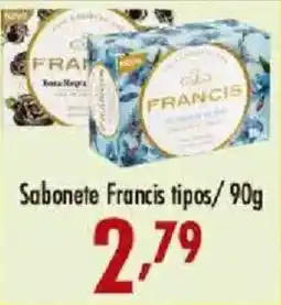 Confiança Supermercados Sabonete francis tipos oferta