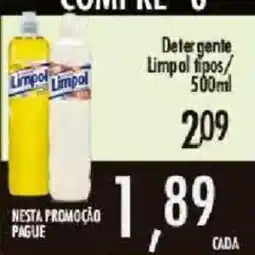 Confiança Supermercados Detergente limpol tipos oferta