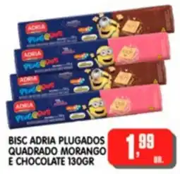Higa's Supermercado bisc adria plugados quadrado morango e chocolate oferta