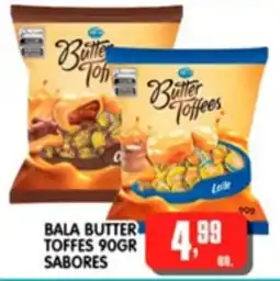 Higa's Supermercado Bala butter toffes sabores oferta