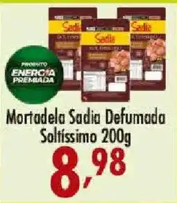 Confiança Supermercados Mortadela Sadia Defumada Solissimo oferta