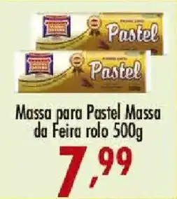 Confiança Supermercados Massa para Pastel Massa da Feira rolo oferta