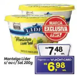 Fort Atacadista Manteiga líder s/ ou c/ sal oferta