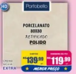 Mauro Center Porcelanato retificado polido oferta