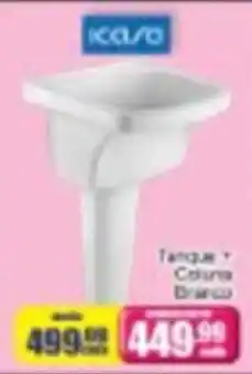 Mauro Center Tanque + Coluna Branco oferta
