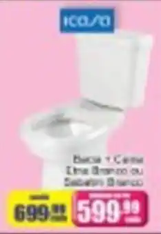 Mauro Center Bacia e Cisterna Branca ou Sabão Branco oferta