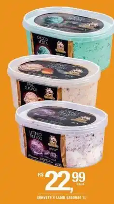 DB Supermercados Saborosas - sorvete v lamb oferta