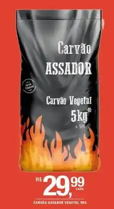 DB Supermercados Carvao assador vegetal oferta