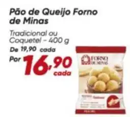 Dia Minas - pão de queijo forno de oferta