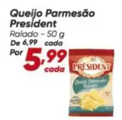 Dia President - queijo parmesão oferta