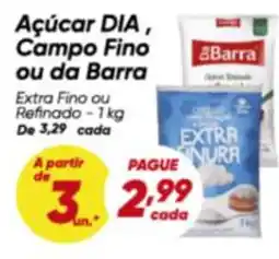 Dia Dia - açúcar, campo ou da barra oferta