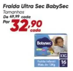 Dia Babysec - fralda ultra sec oferta