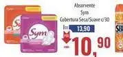 Supermercados BH Sym - absorvente cobertura seca/suave c/30 oferta