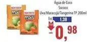 Supermercados BH Sococo - água de coco oferta