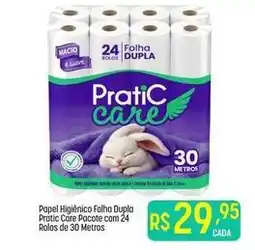 Muffato Pratic - papel higiênico folha dupla oferta