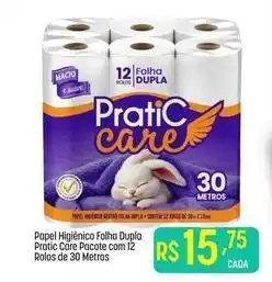 Muffato Carrefour - papel higiênico folha dupla pratic oferta