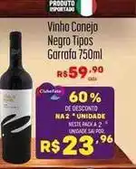 Muffato Importado - vinho conejo negro tipos oferta