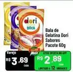 Max Atacadista Dori - bala de gelatina sabores pacote oferta