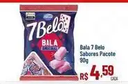 Max Atacadista Sabores - bala 7 belo sabores pacote oferta