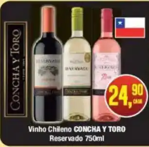 Redeconomia Vinho chileno concha y toro reservado oferta