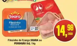Redeconomia Fileizinho de Frango SEARA ou PERDIGÃO Bdj. 1kg oferta
