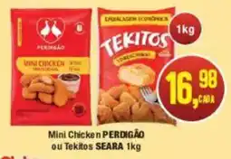 Redeconomia Mini chicken perdigão ou tekitos seara oferta